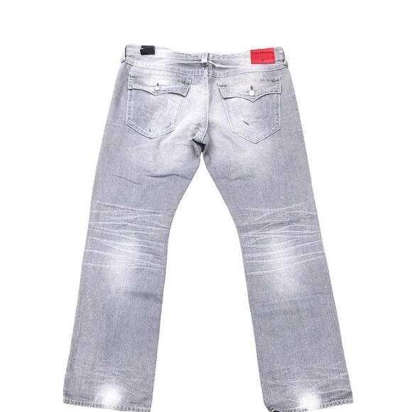 Brand New True Religion Jeans Size 40 RICKY Gray - Picture 7 of 10
